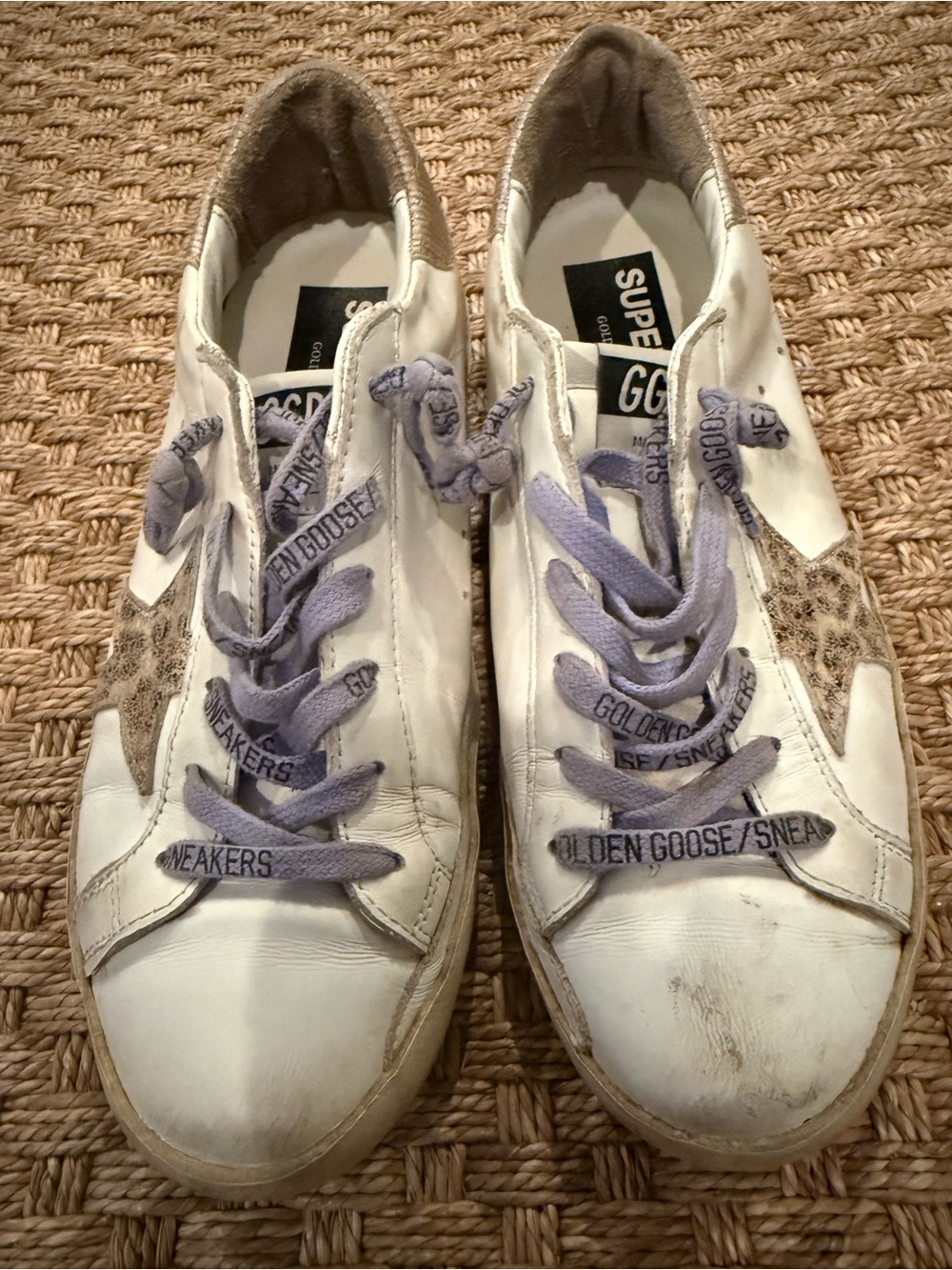 Golden Goose White Leather Superstar sz 39 original owner and packaging - Picture 2 of 10